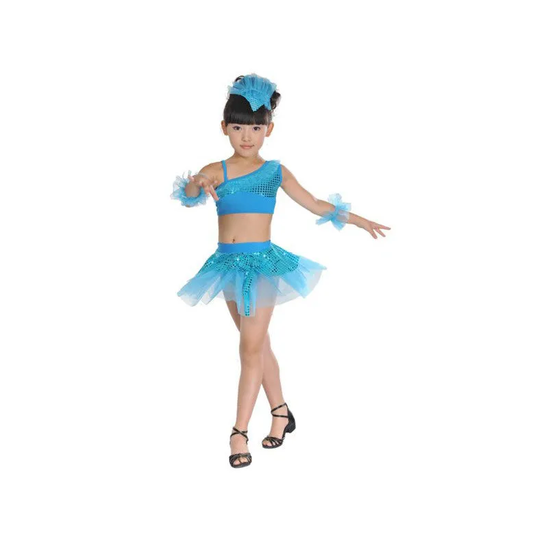 4 Colors Fluffy Gauze Tutu Ballet Dress Dresses for Girls Tutu Dance Children Girl Latin Dancing Dancewear Costumes LY5 SM6