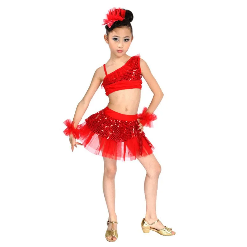 4 Colors Fluffy Gauze Tutu Ballet Dress Dresses for Girls Tutu Dance Children Girl Latin Dancing Dancewear Costumes LY5 SM6