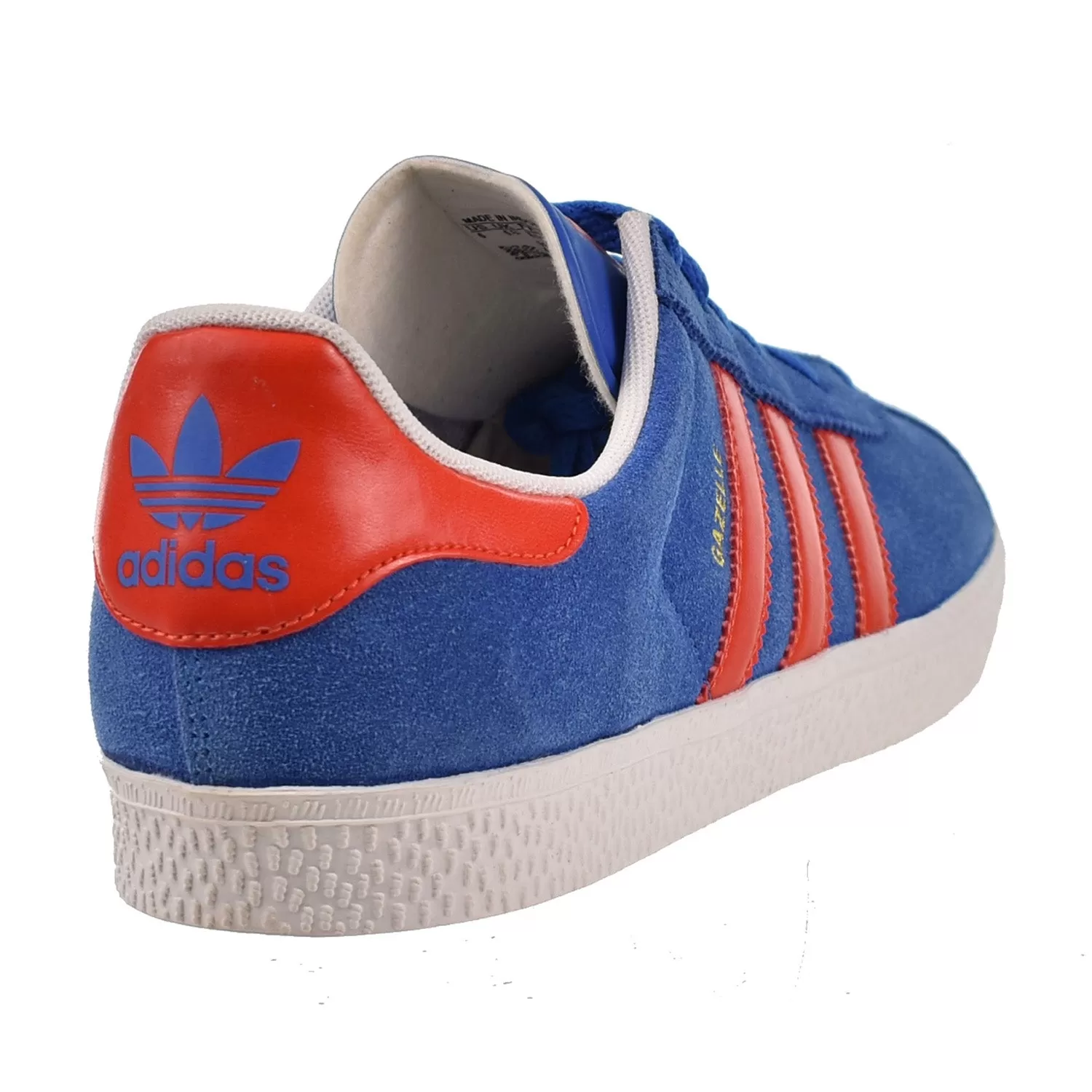 Adidas Original Gazelle 2 J Suede Big Kids' Shoes Blue-Red