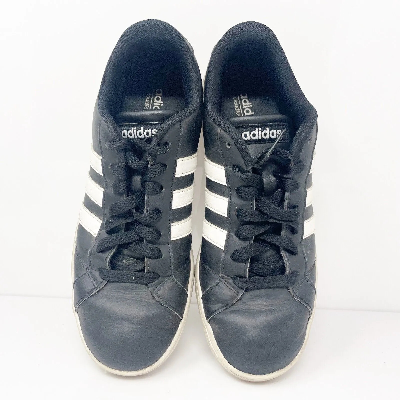 Adidas Womens Cloudfoam Advantage AW4407 Black Casual Shoes Sneakers Size 7