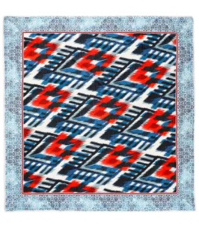 Ahujasons Geometric Print Silk Blend Scarf | Jules B