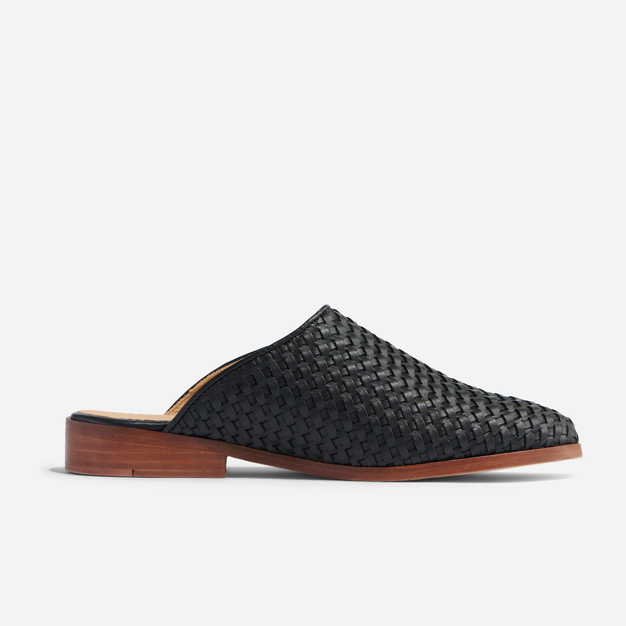 Ama Woven Mule Woven Black