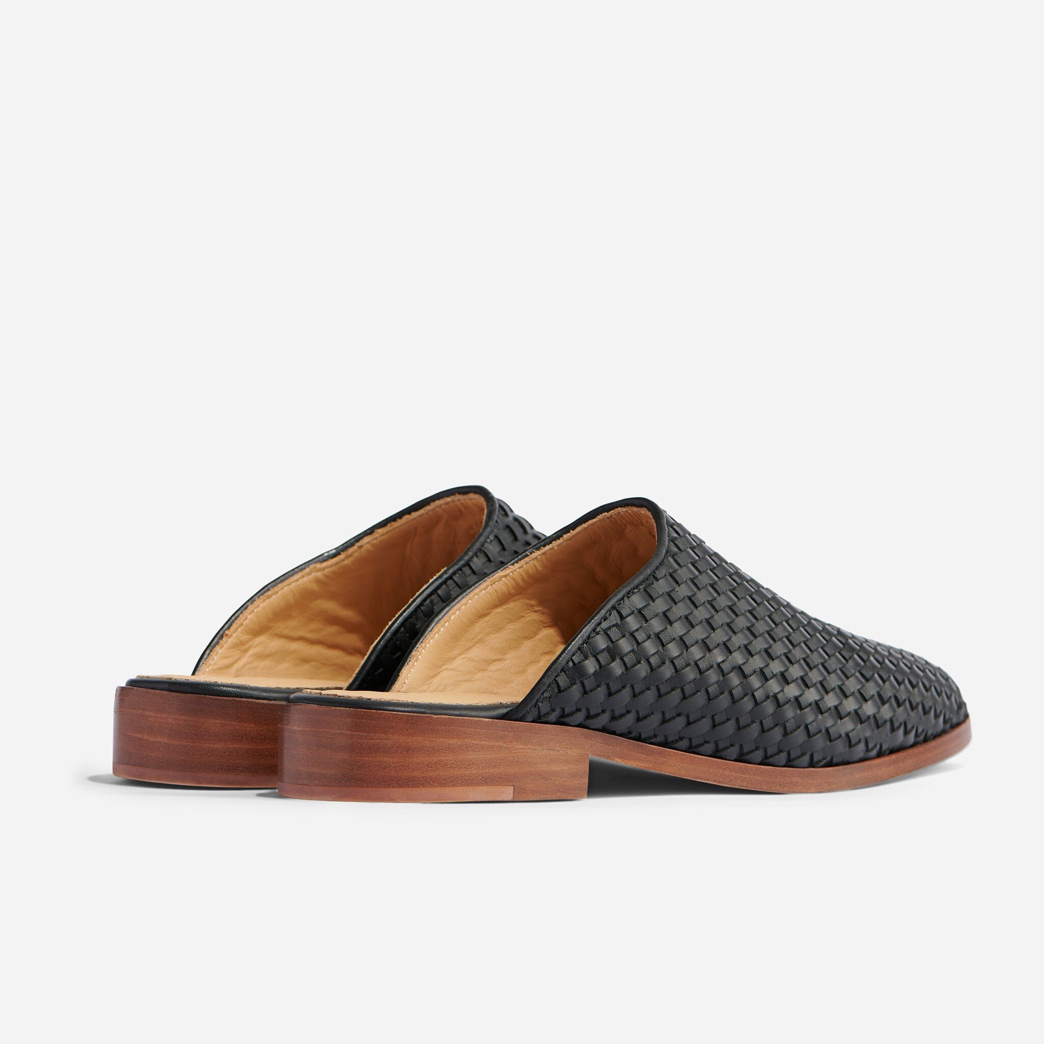 Ama Woven Mule Woven Black