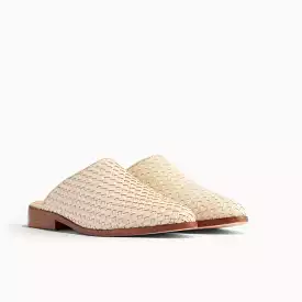 Ama Woven Mule Woven Bone