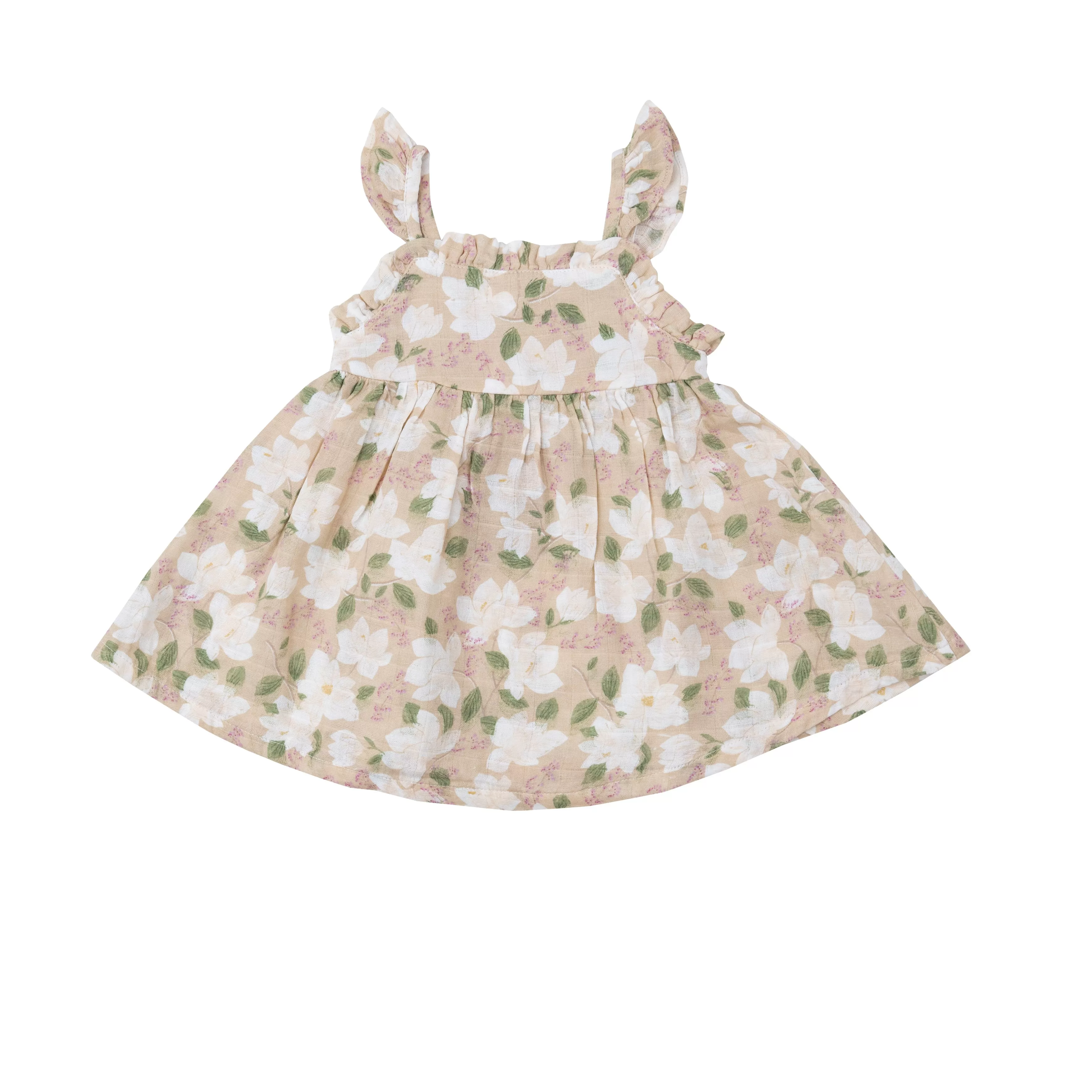 Angel Dear Paperbag Ruffle Sundress -Magnolias