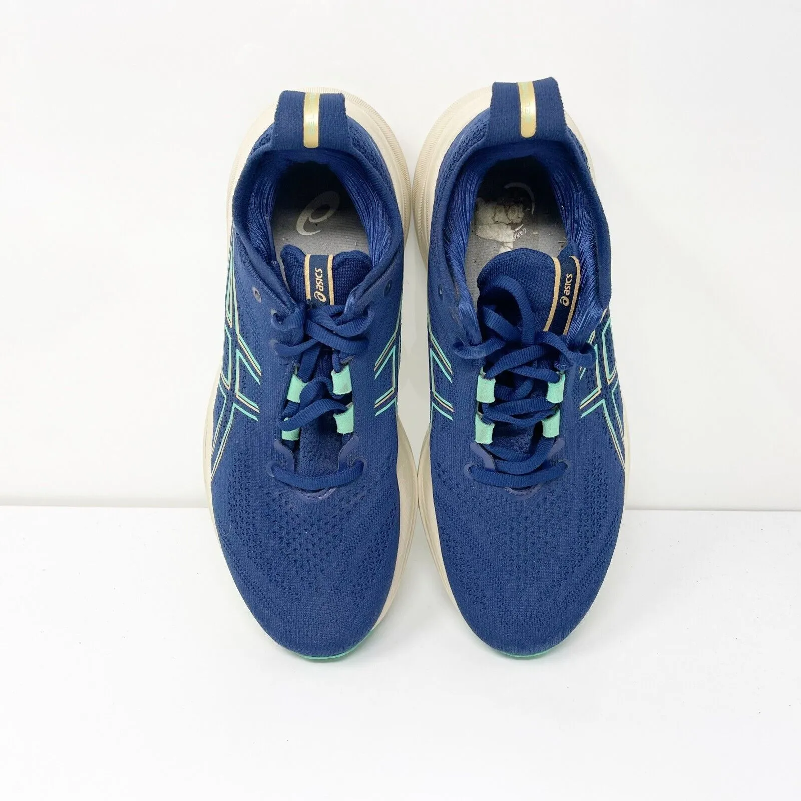 Asics Womens Gel Nimbus 26 1012B601 Blue Running Shoes Sneakers Size 7