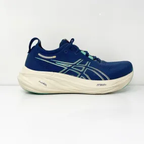 Asics Womens Gel Nimbus 26 1012B601 Blue Running Shoes Sneakers Size 9