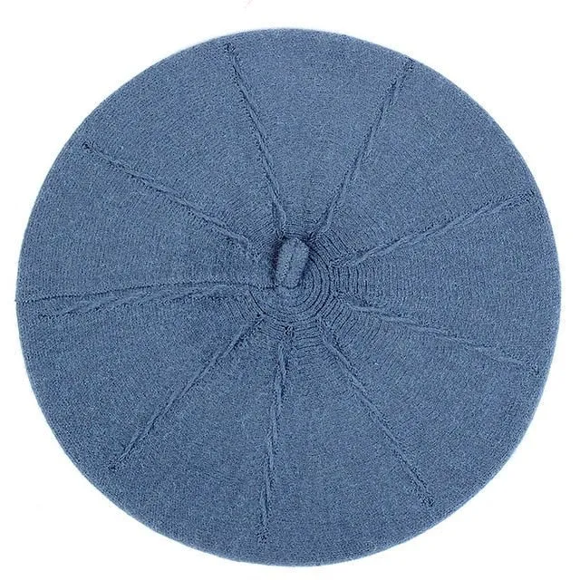 Beret Queen Wisconsin (Denim Blue)