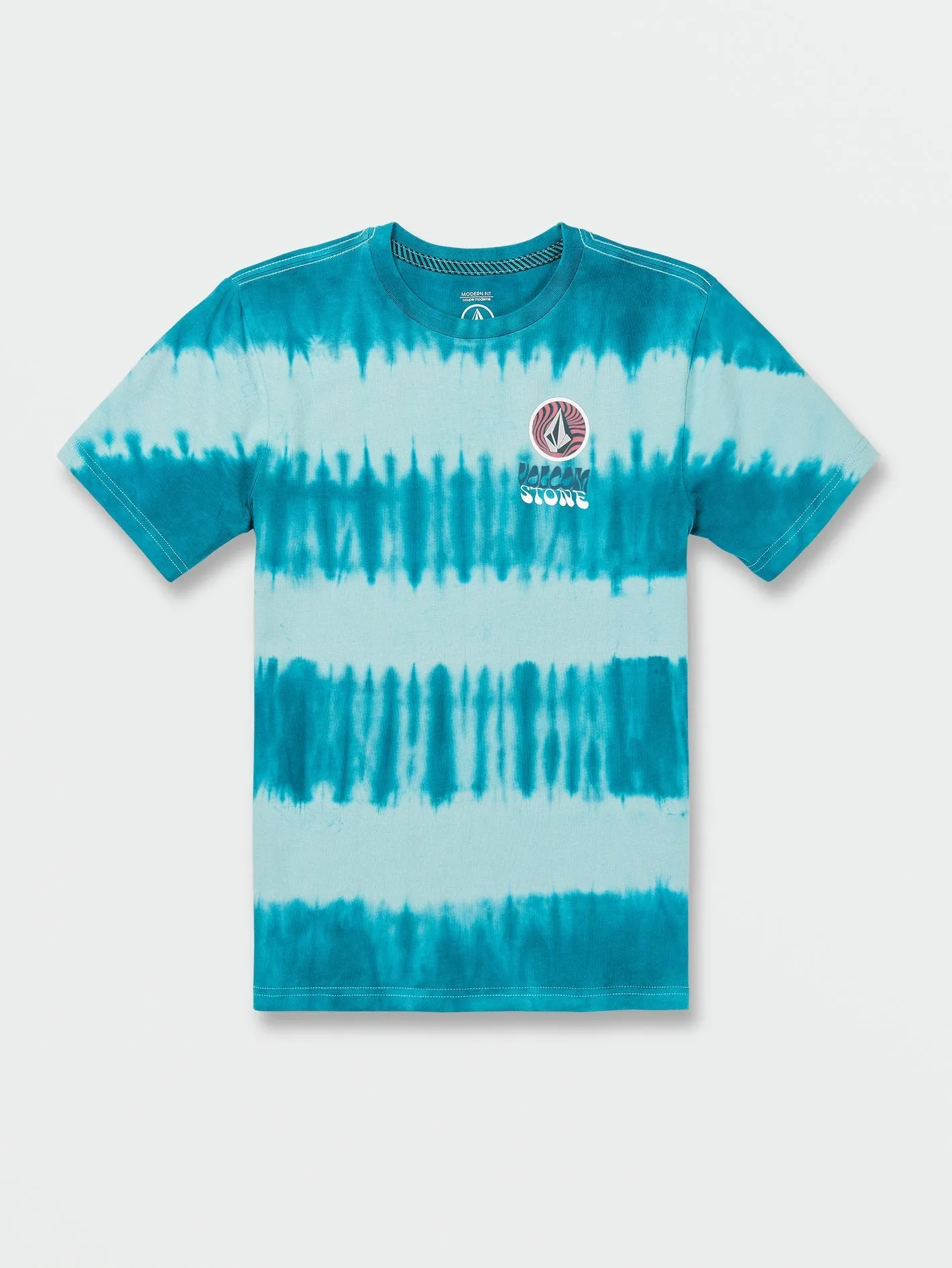 Big Boys Psychdye Short Sleeve Tee - Ocean Teal