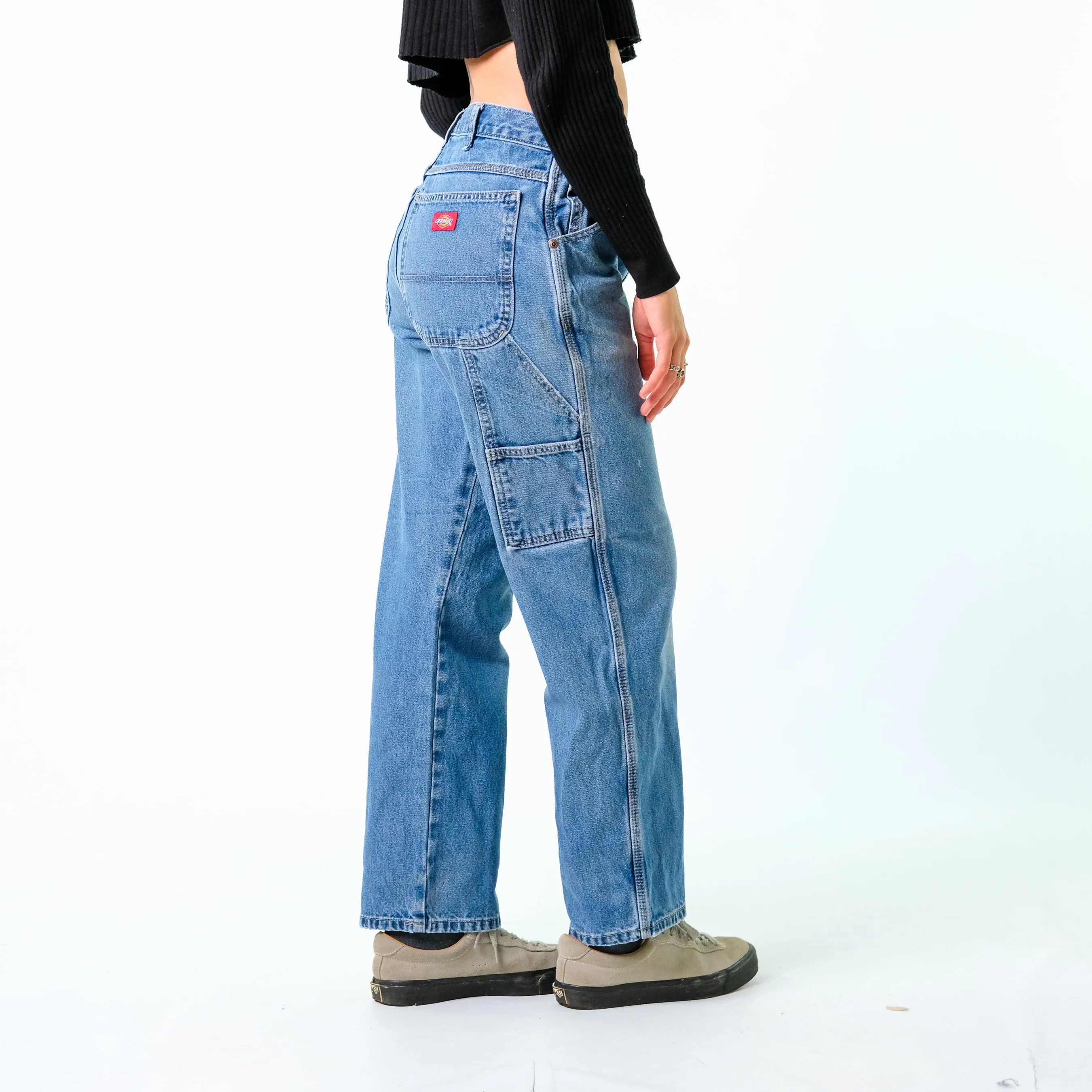 Blue y2ks Dickies Denim Carpenter Baggy Jeans Pants (31x32)