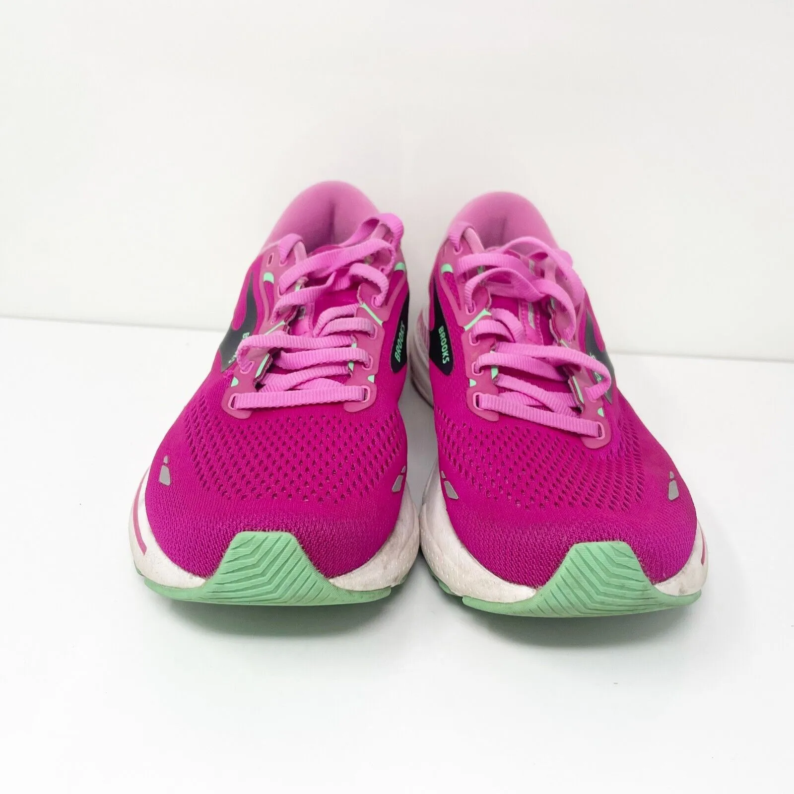 Brooks Womens Adrenaline GTS 23 1203811B639 Pink Running Shoes Sneakers Sz 10 B