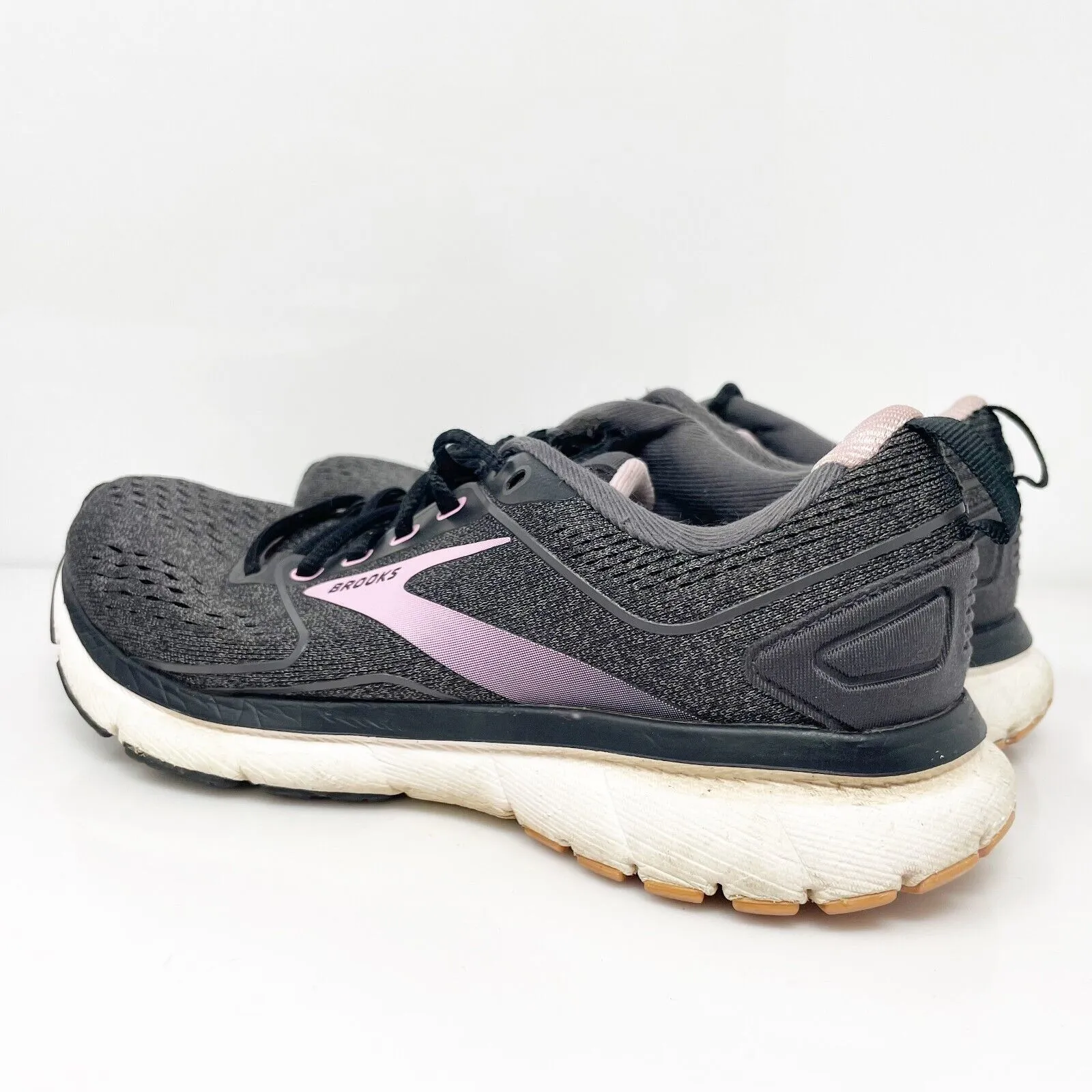 Brooks Womens Transmit 3 1203501B077 Black Running Shoes Sneakers Size 6.5 B