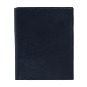 Buxton Men's Emblem Leather Credit Card Folio Pocket Secretary