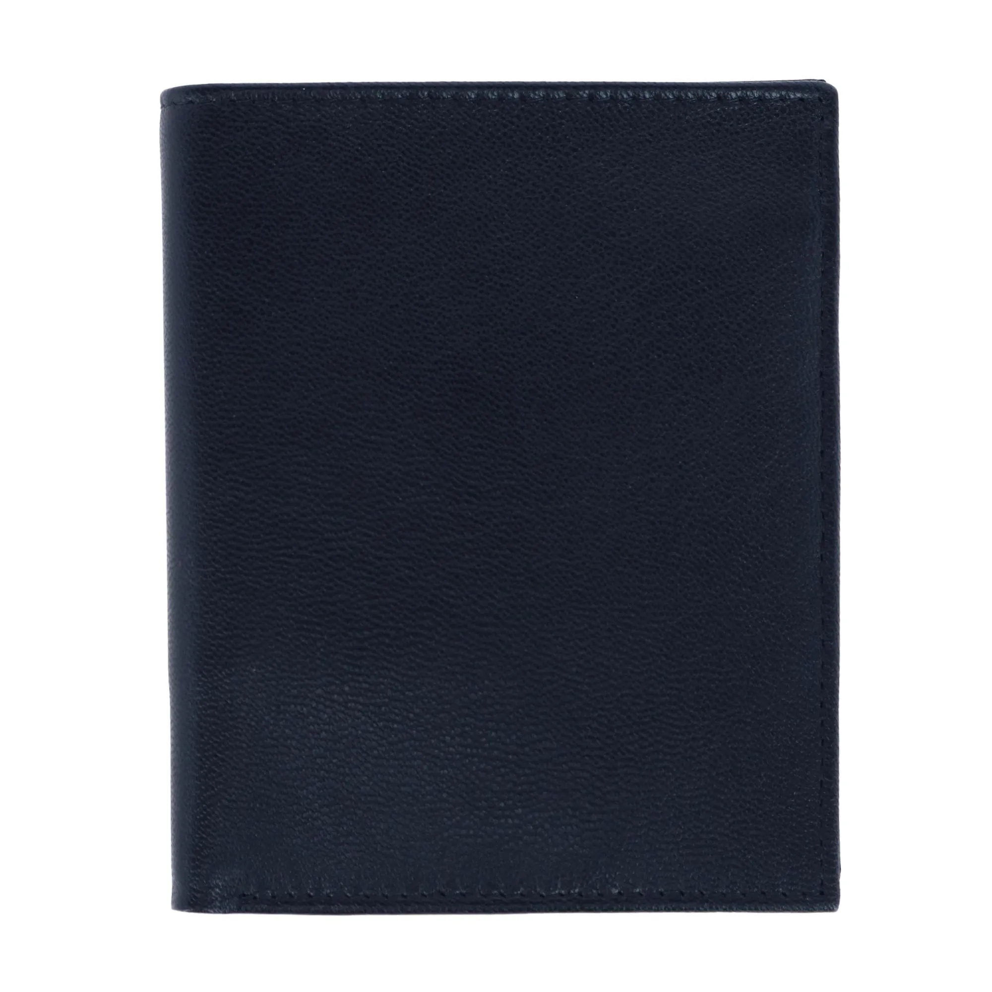 Buxton Men's Emblem Leather Credit Card Folio Pocket Secretary