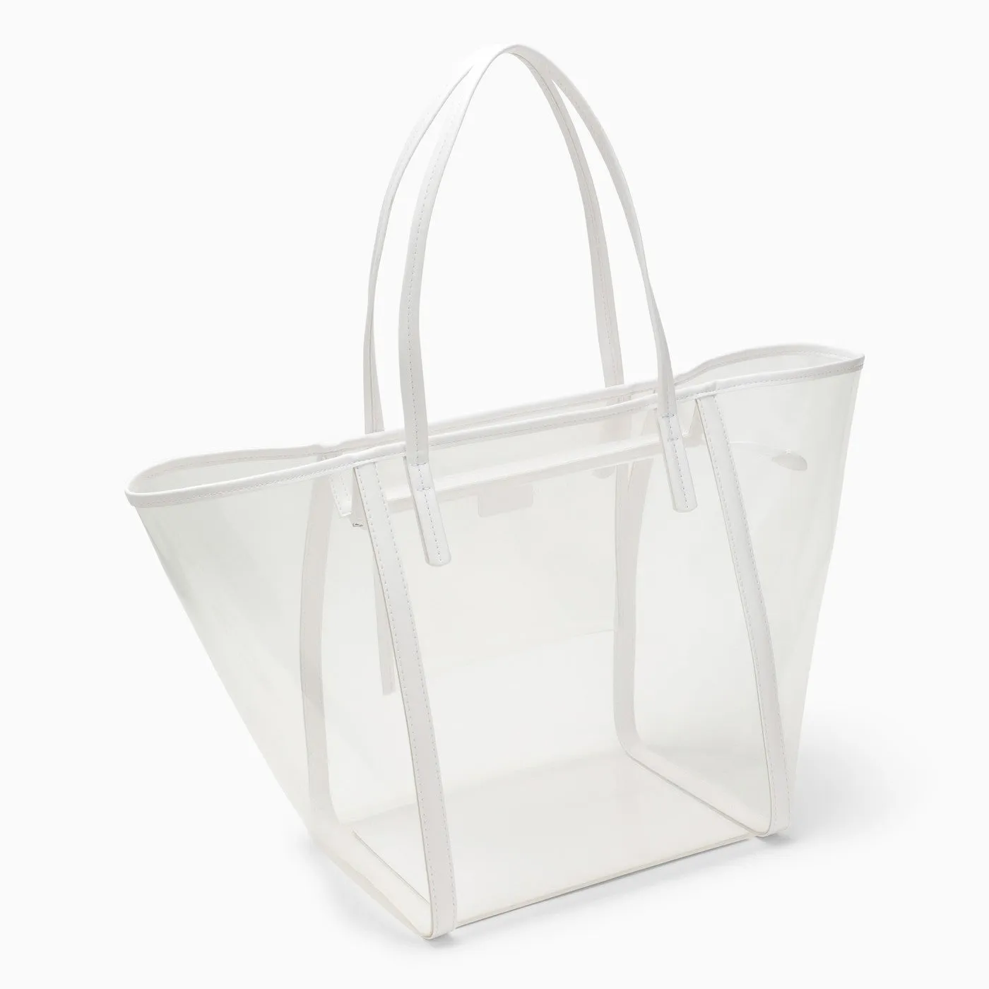 By Far    By Far Club White Tote Bag