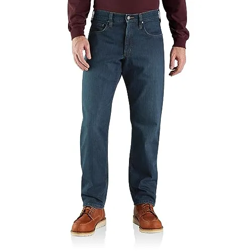 Carhartt 104939 Men's Relaxed Fit Flannel-Lined 5-Pocket Jean