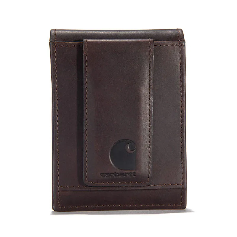 Carhartt Men's Oil Tan Leather Front Pocket Wallet