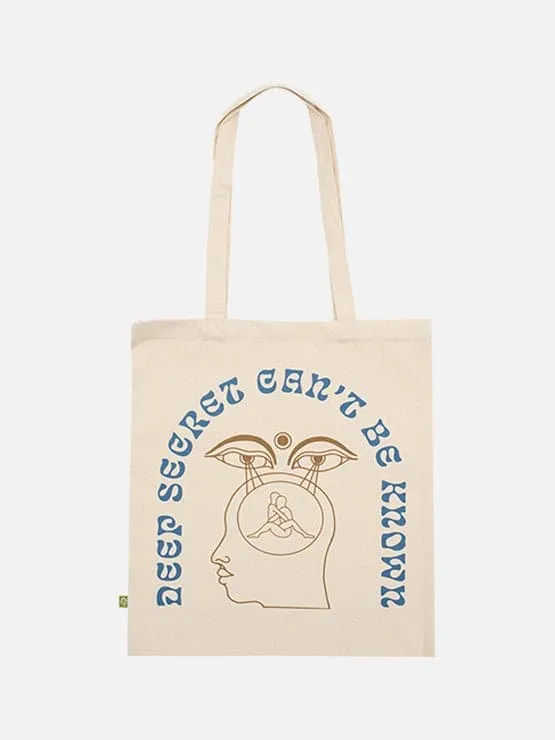 CARNE BOLLENTE Deep Secret Revenge Bej Tote Bag