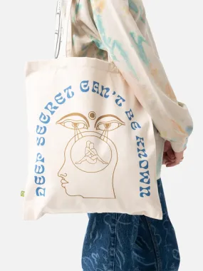 CARNE BOLLENTE Deep Secret Revenge Bej Tote Bag