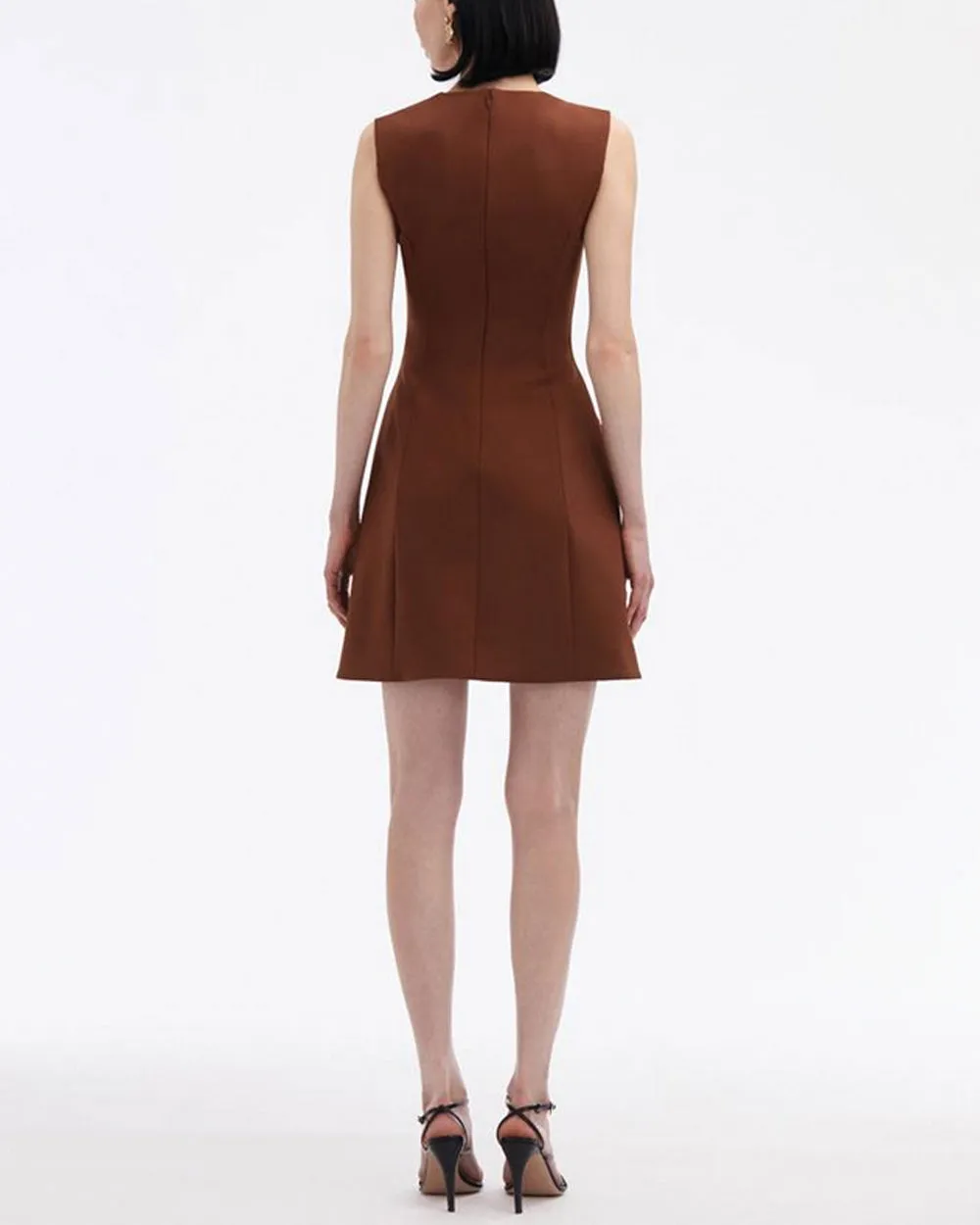 Cocoa Sleeveless Jewel Neck Dress