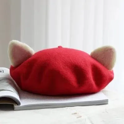 CUTE CAT EARS BERET BY51010