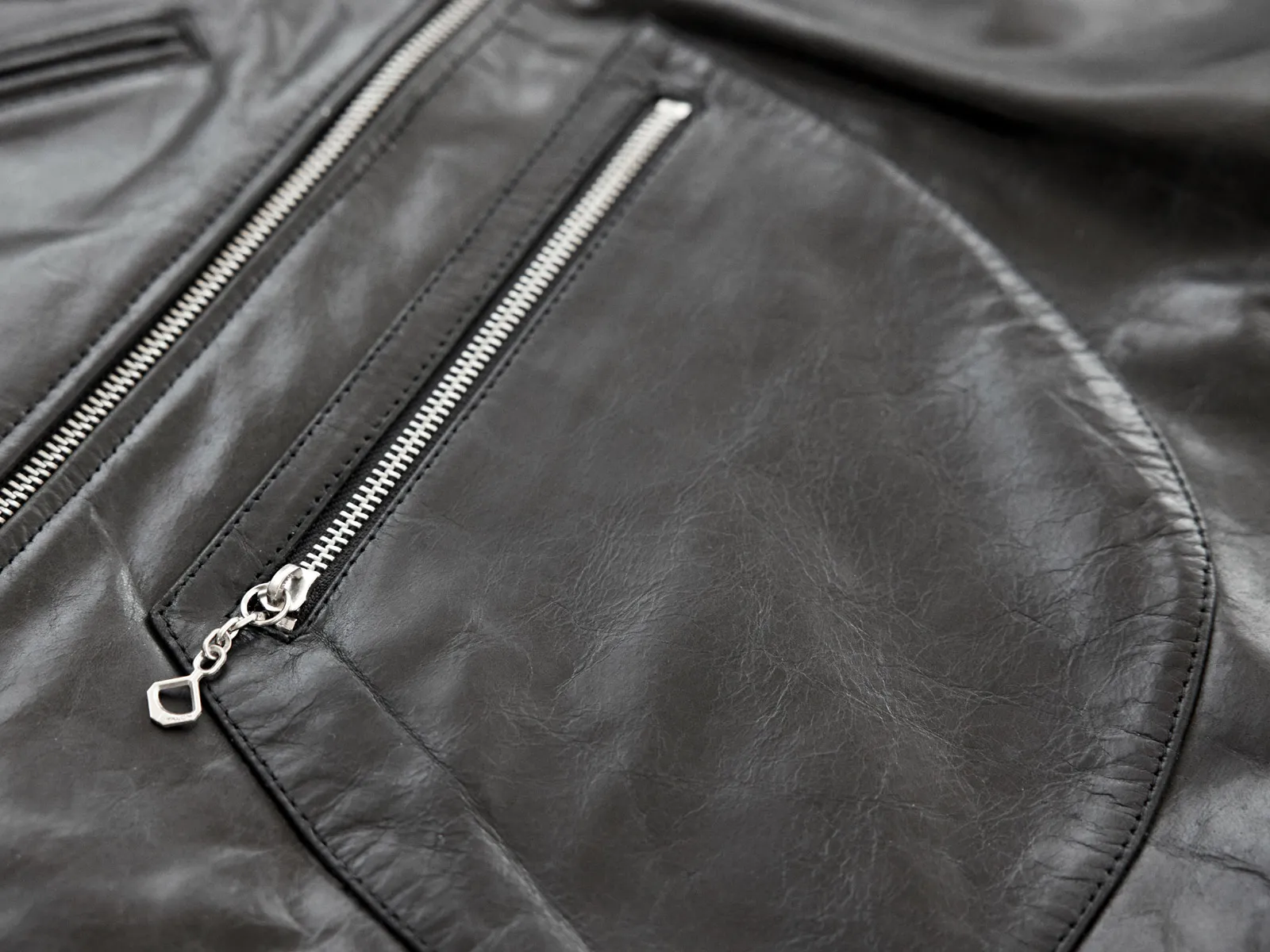 D-Pocket Jacket - Horsehide Leather - AVI LEATHER