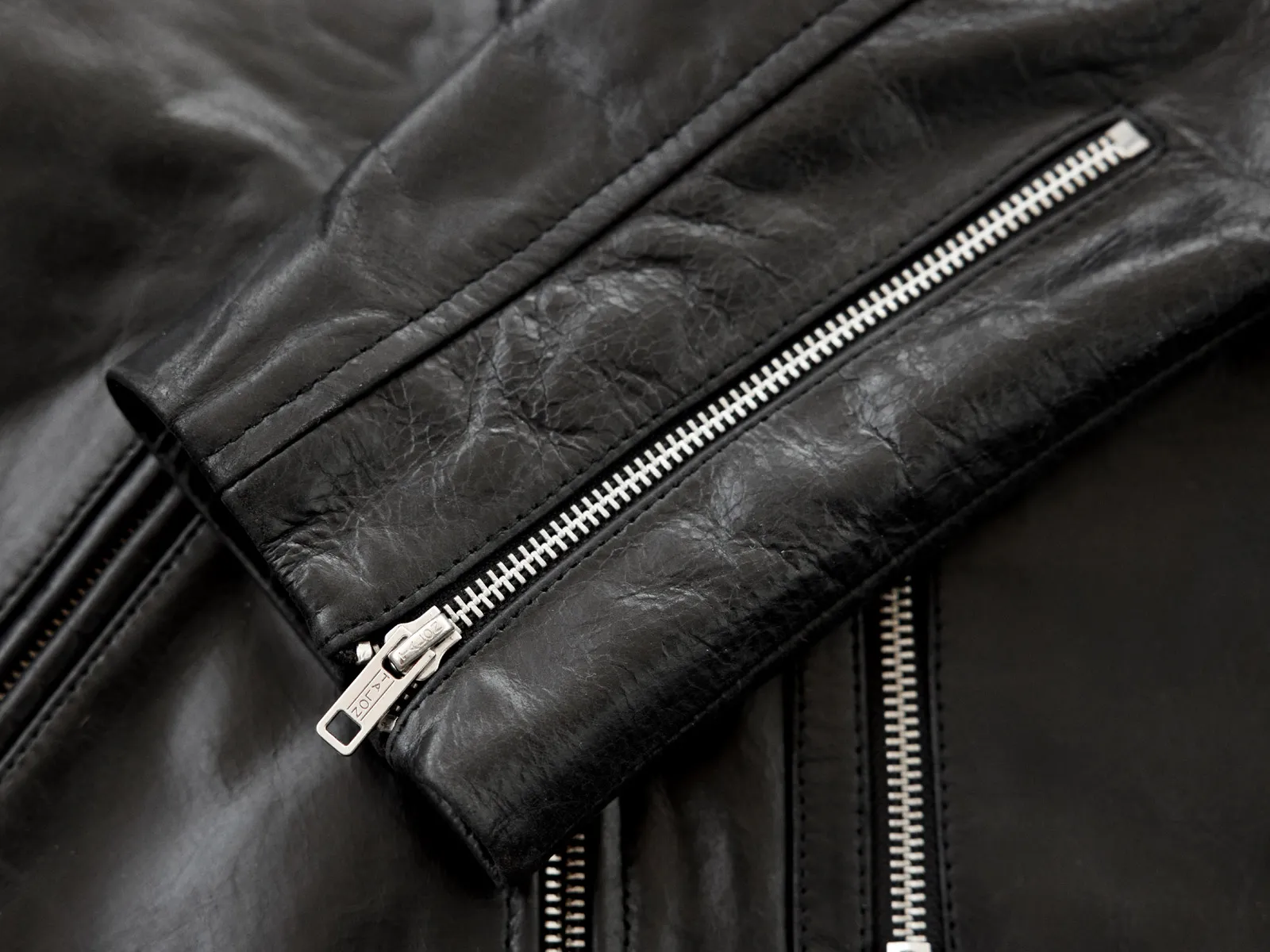 D-Pocket Jacket - Horsehide Leather - AVI LEATHER