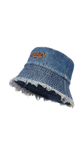 Denim Bucket Hat - Blue