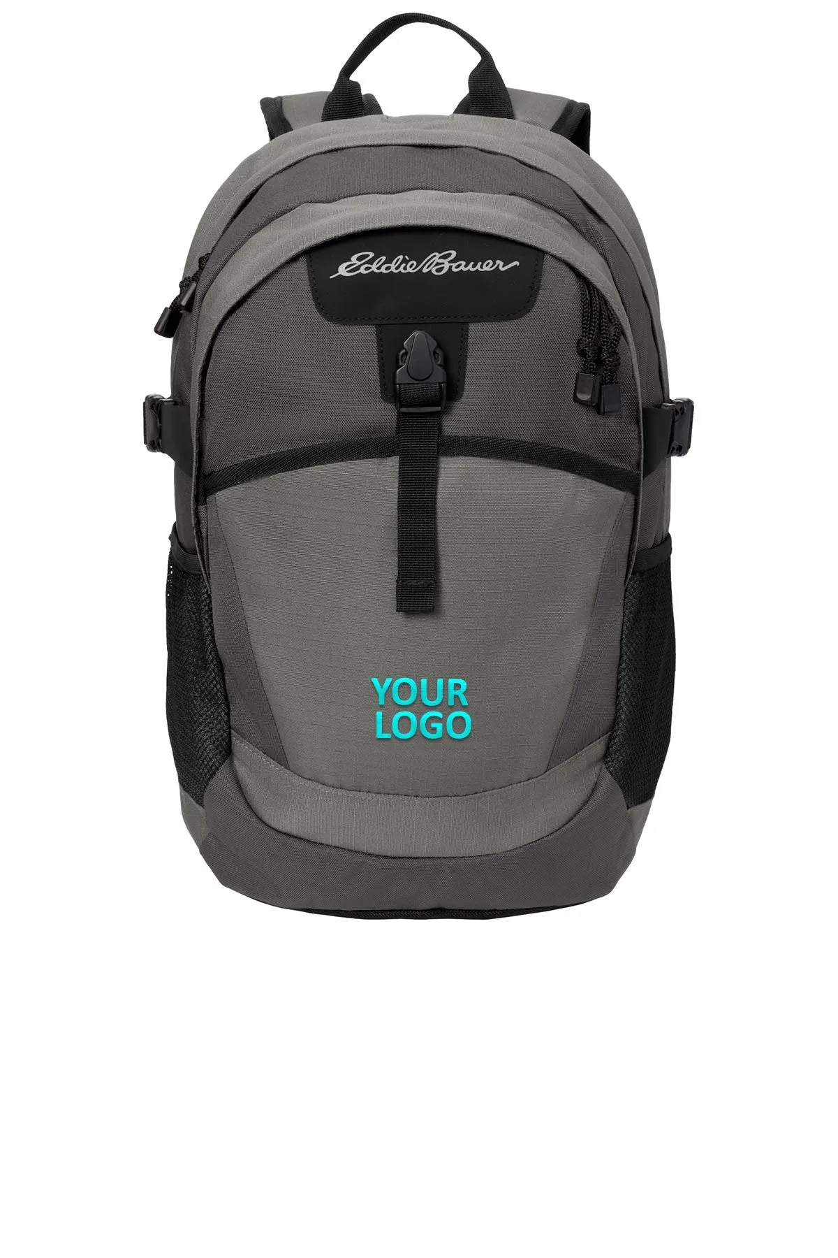 Eddie Bauer Custom Ripstop Backpacks, Pewter Grey