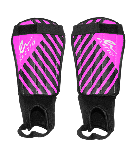 Eletto Neon Pink/Black/White Victory VI Soft Shell Soccer Shinpads