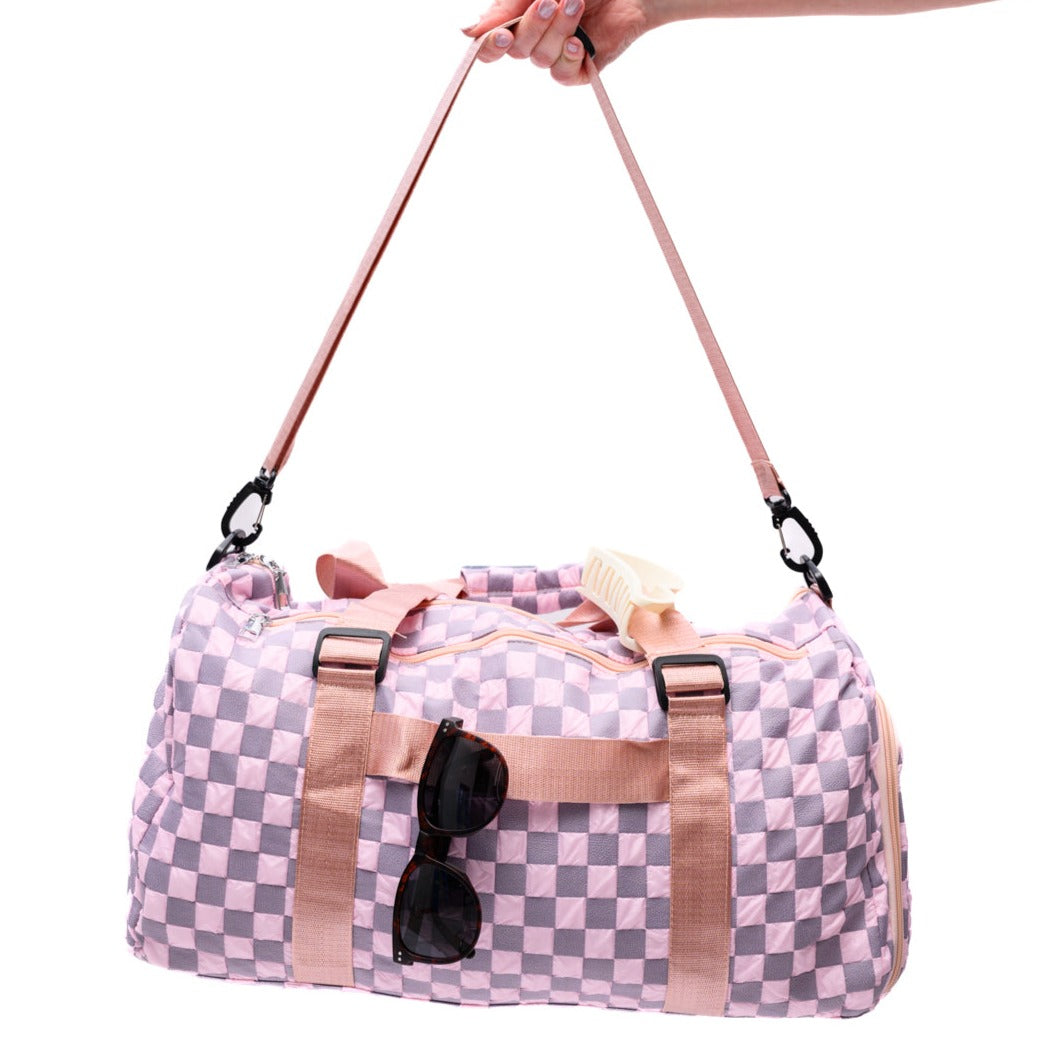 Elevate Travel Duffel in Pink