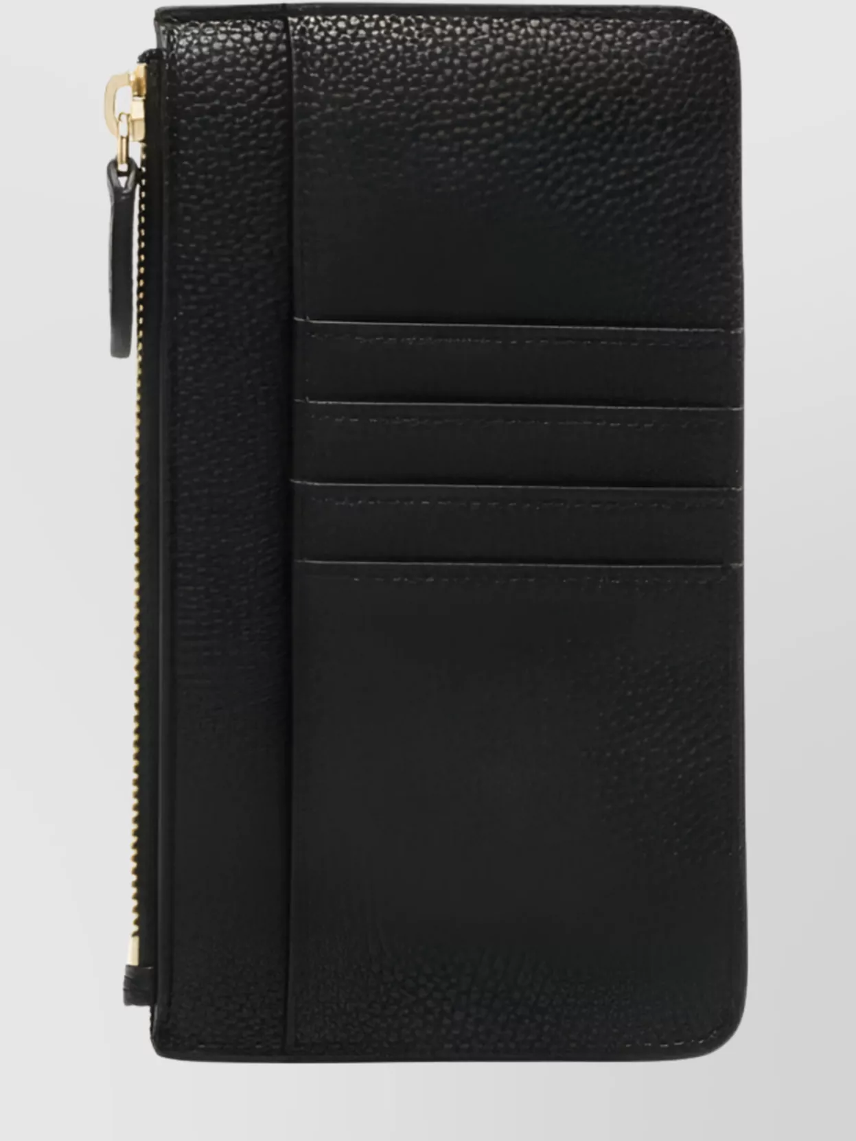 Emporio Armani   Zipped faux leather phone case with slip pocket