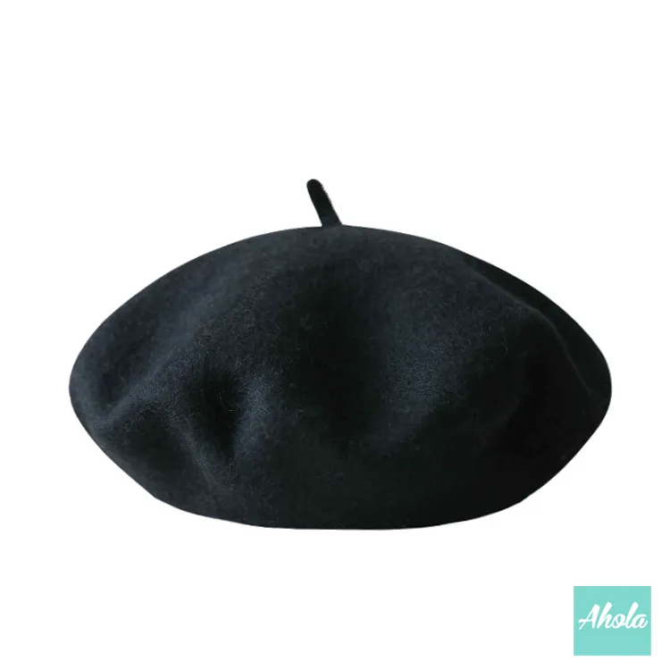 【French】Wool Beret Hat 畫家帽 (3-5個工作天完成)