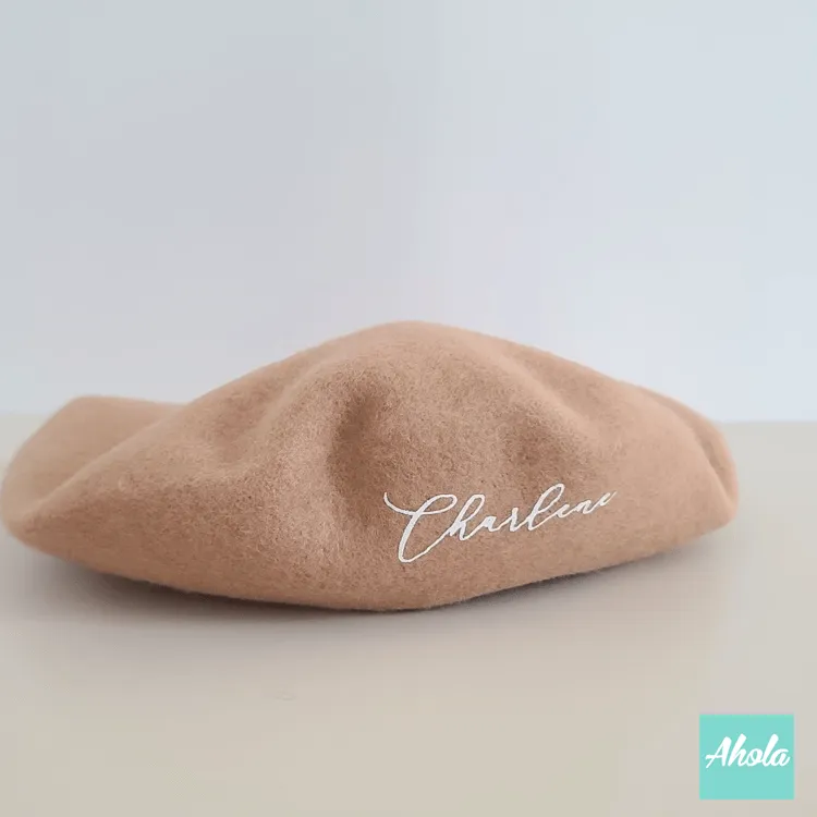 【French】Wool Beret Hat 畫家帽 (3-5個工作天完成)