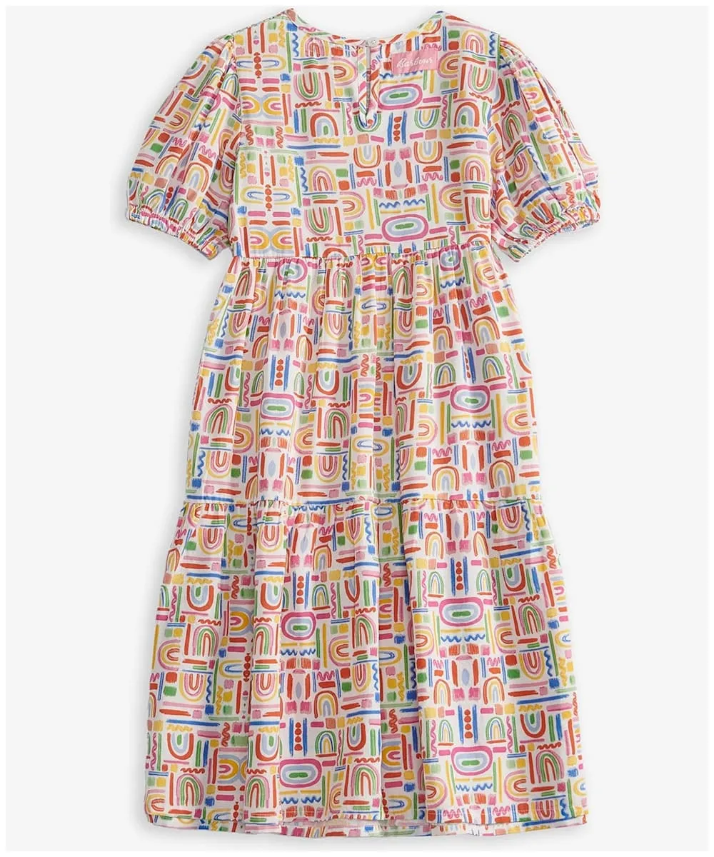 Girl's Barbour Annabelle Rainbow Print Dress, 6-9yrs