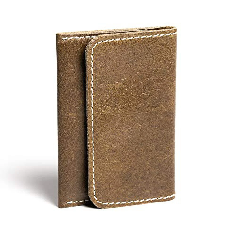 Hiller Leather Business and Credit Card Holder/Money Purse/Pocket Wallet for Men and Women. (Writer Trek)