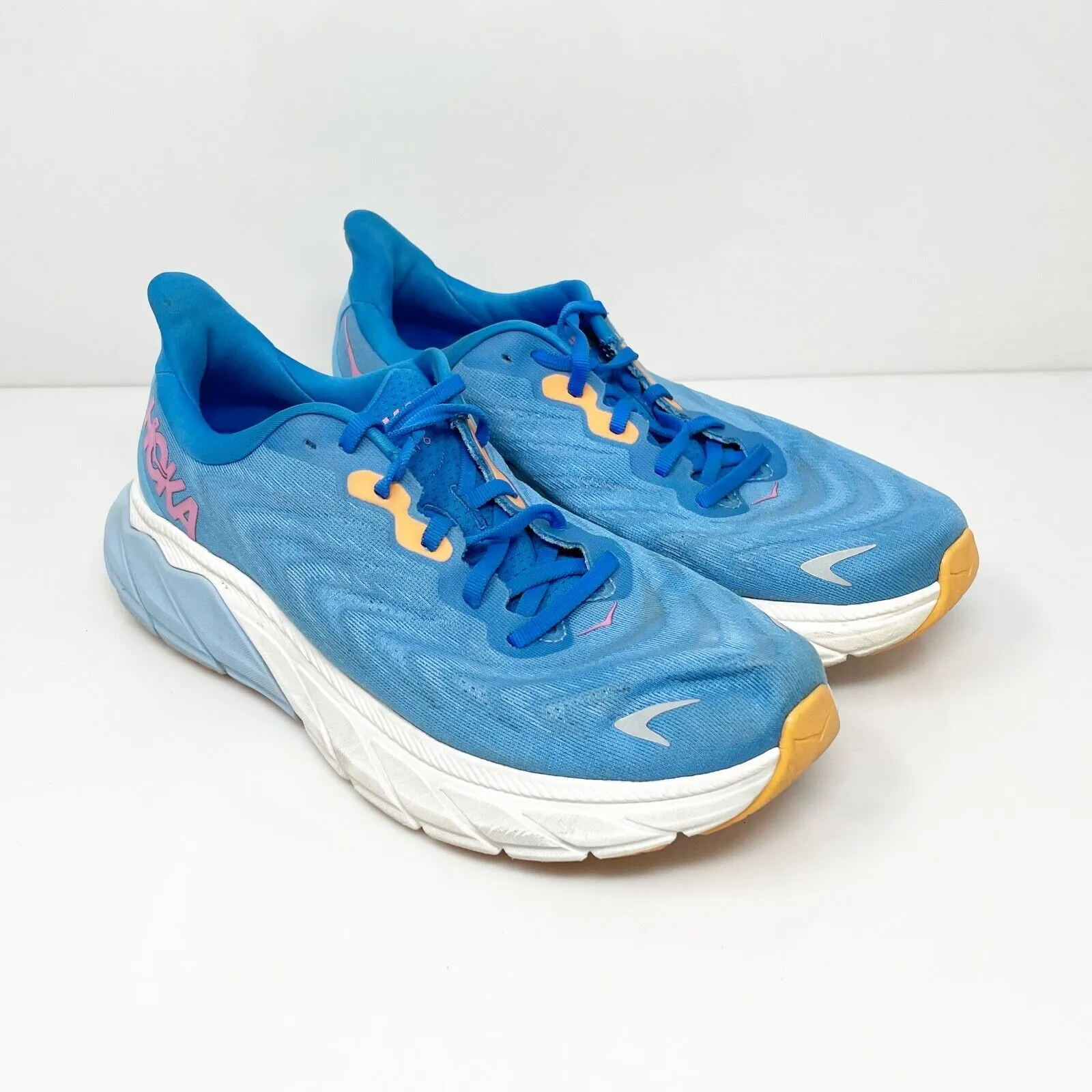 Hoka One One Womens Arahi 6 1123195 AACS Blue Running Shoes Sneakers Size 8.5 B