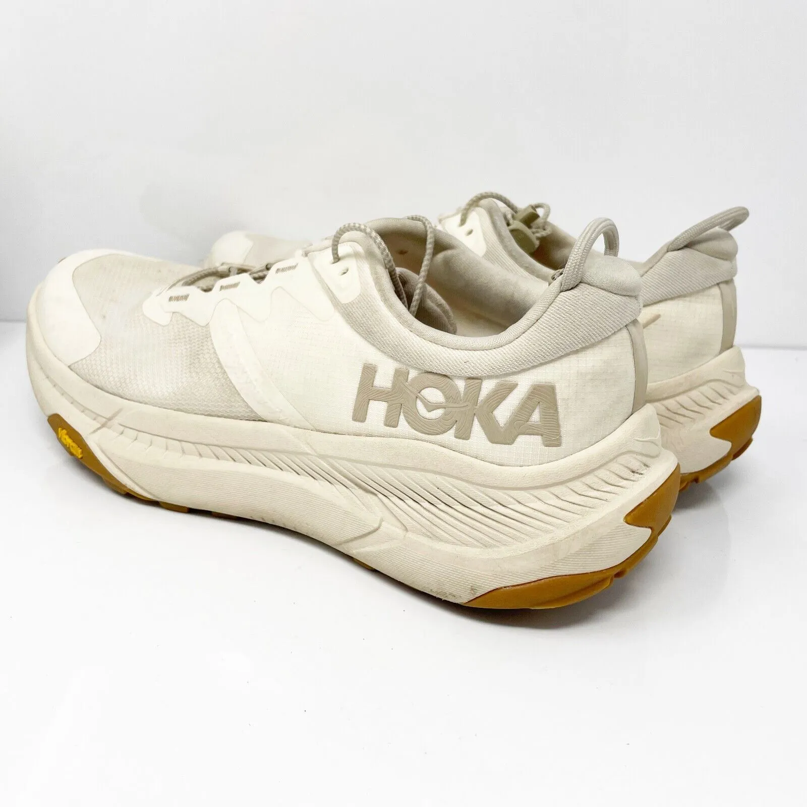 Hoka One One Womens Transport 1123154 EEGG Beige Running Shoes Sneakers Sz 11 B