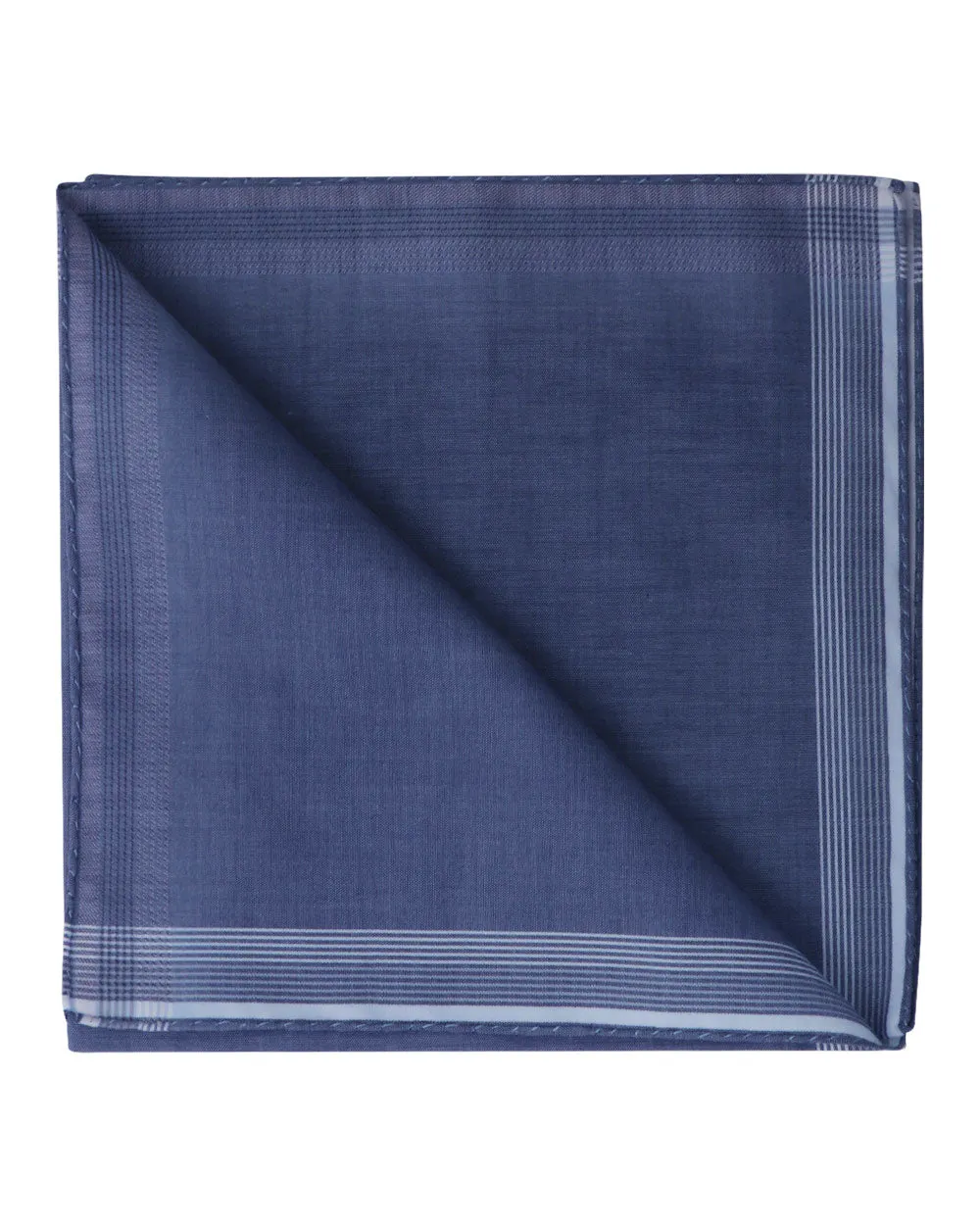 Jean and White Pocket Square