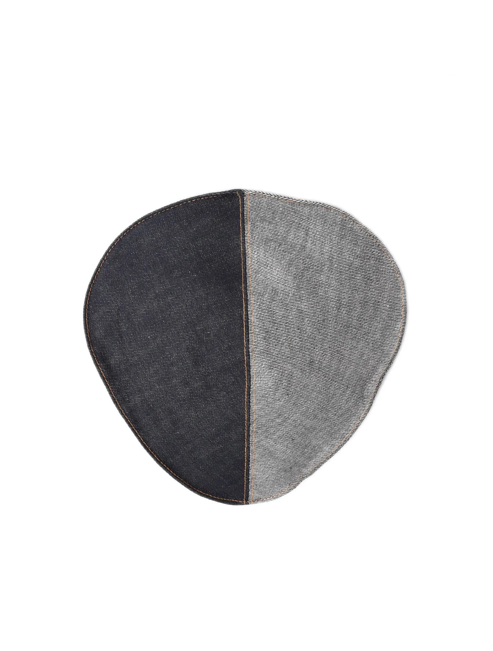 KIMHEKIM Margaret Colour Blocked Denim Beret