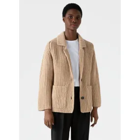 Knitted Cardigan | Women | Light Camel