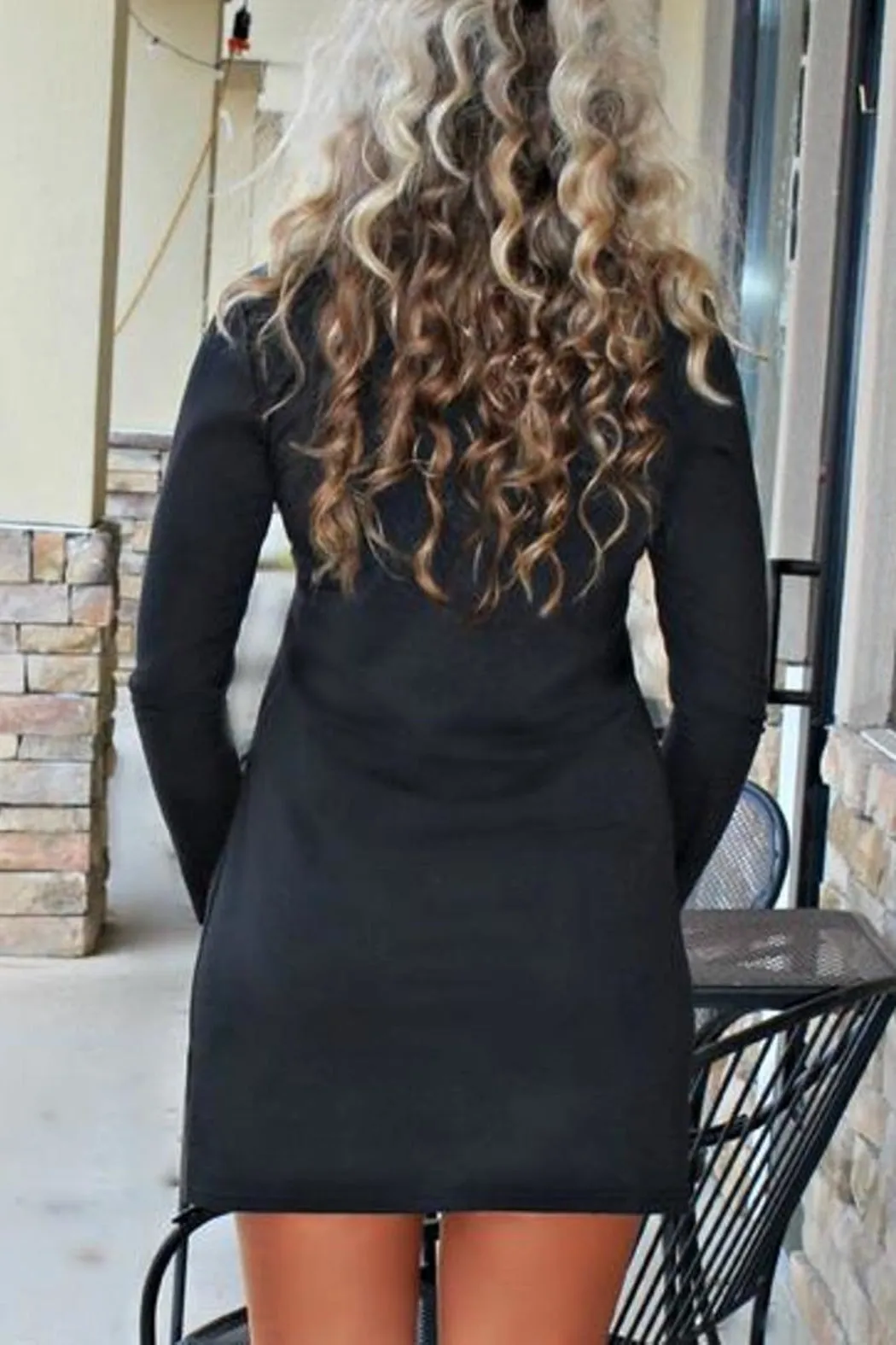 Leather Pocket Dress