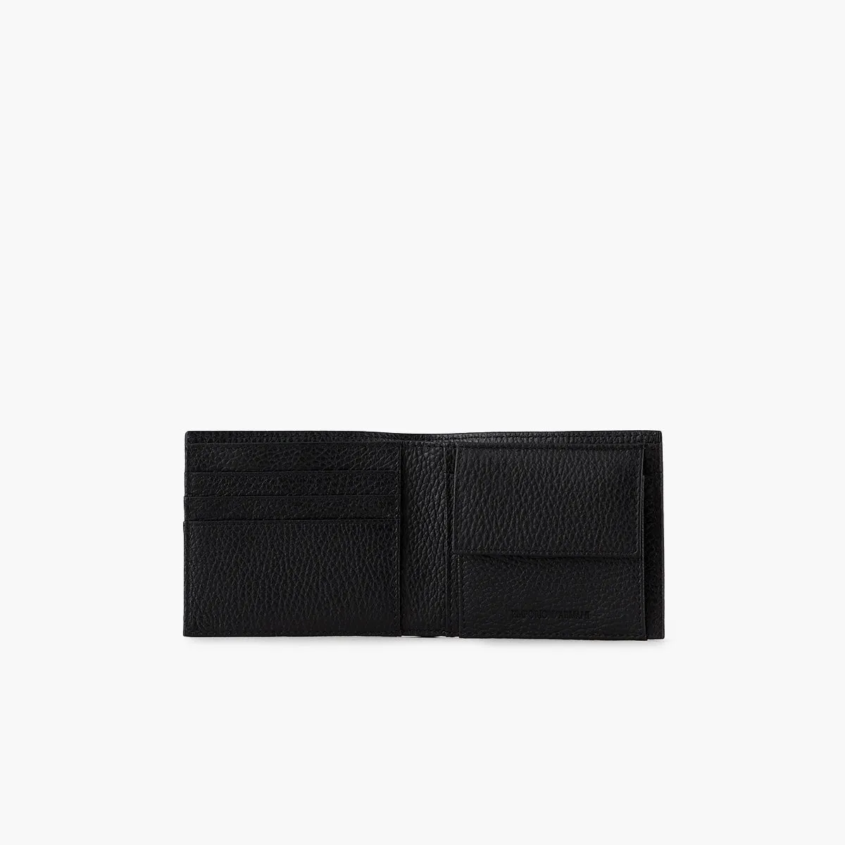 Leather Wallet With Coin Pocket