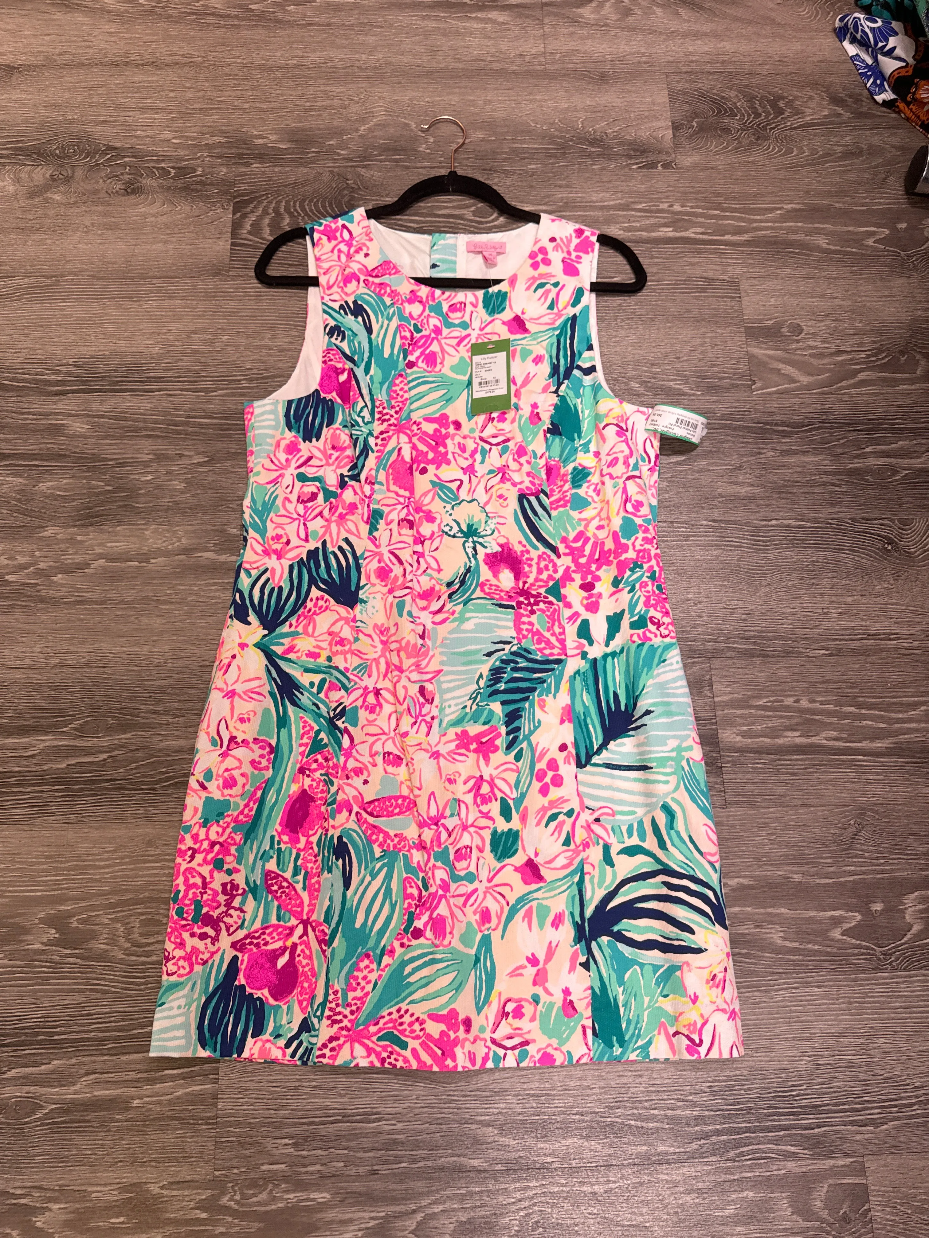 Lilly Pulitzer Floral Print Dress - size 14