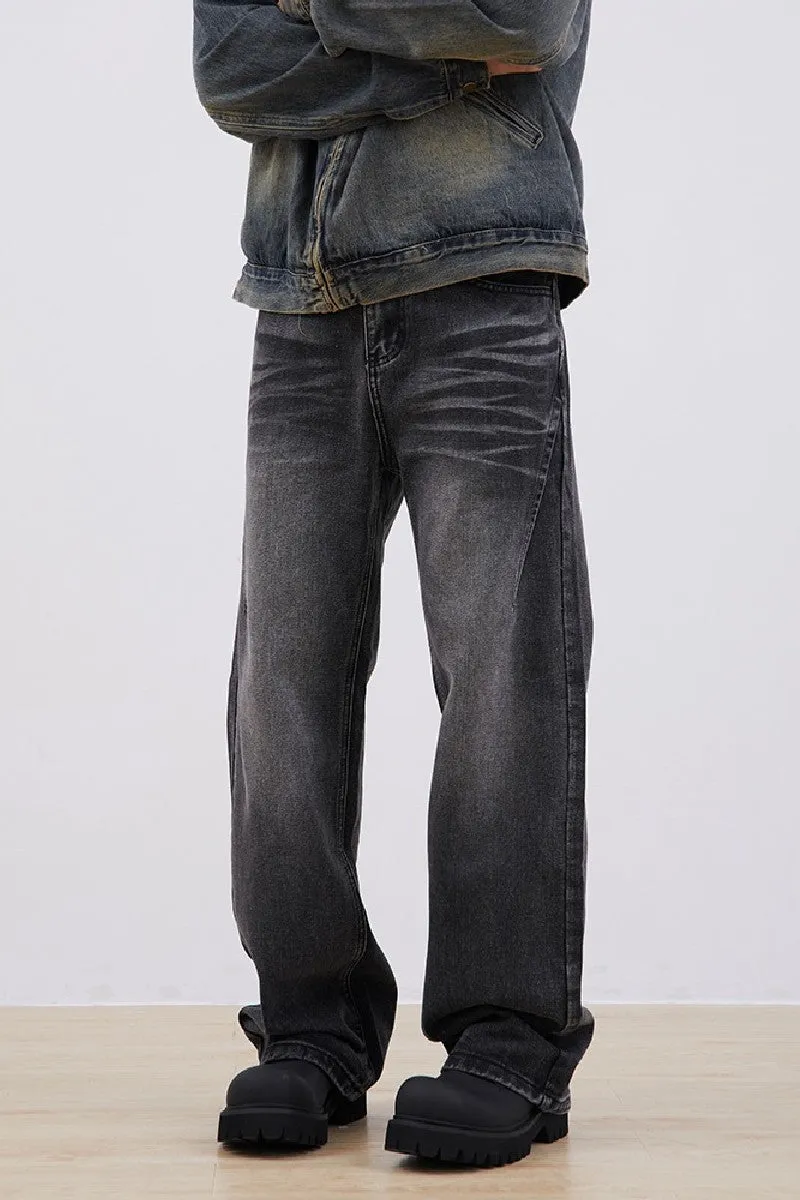 Loose Washed Jeans