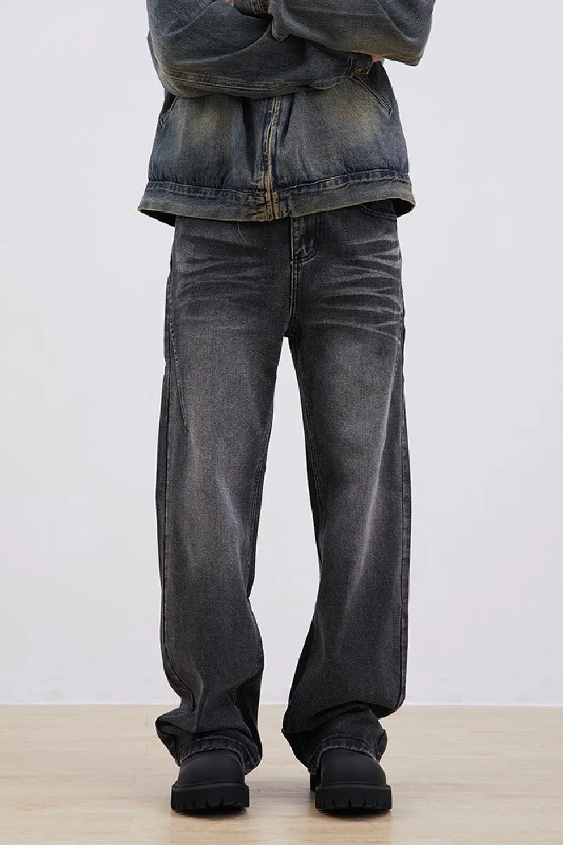 Loose Washed Jeans