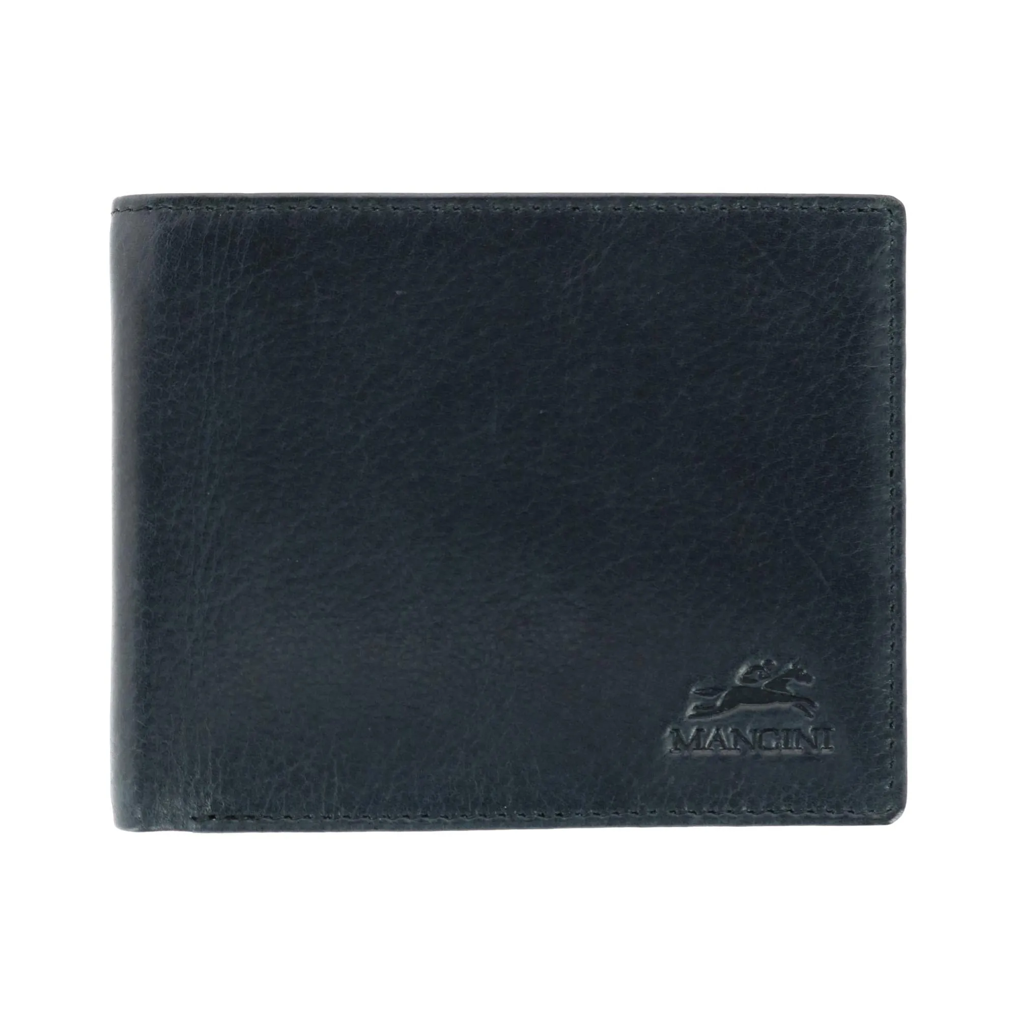 Mancini Men's Leather Bellagio RFID Bifold Wallet with Zipper Coin Pocket