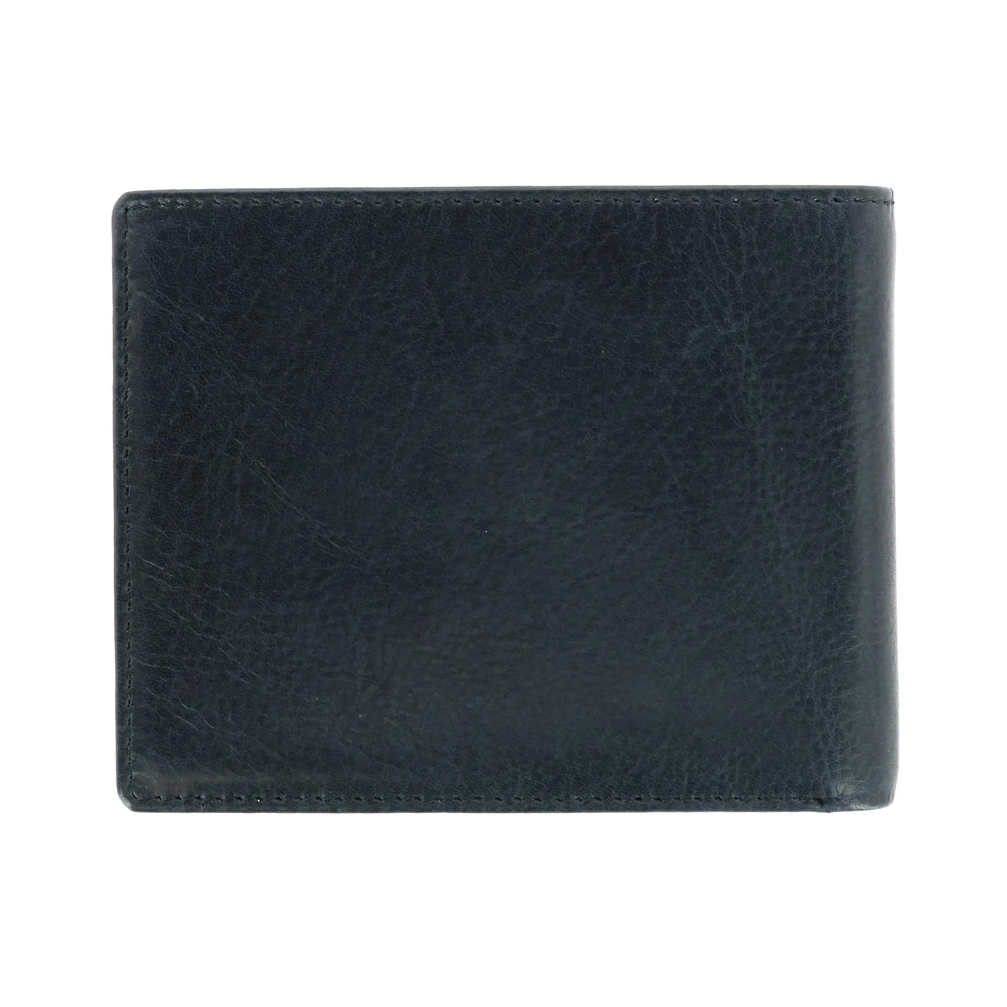 Mancini Men's Leather Bellagio RFID Bifold Wallet with Zipper Coin Pocket