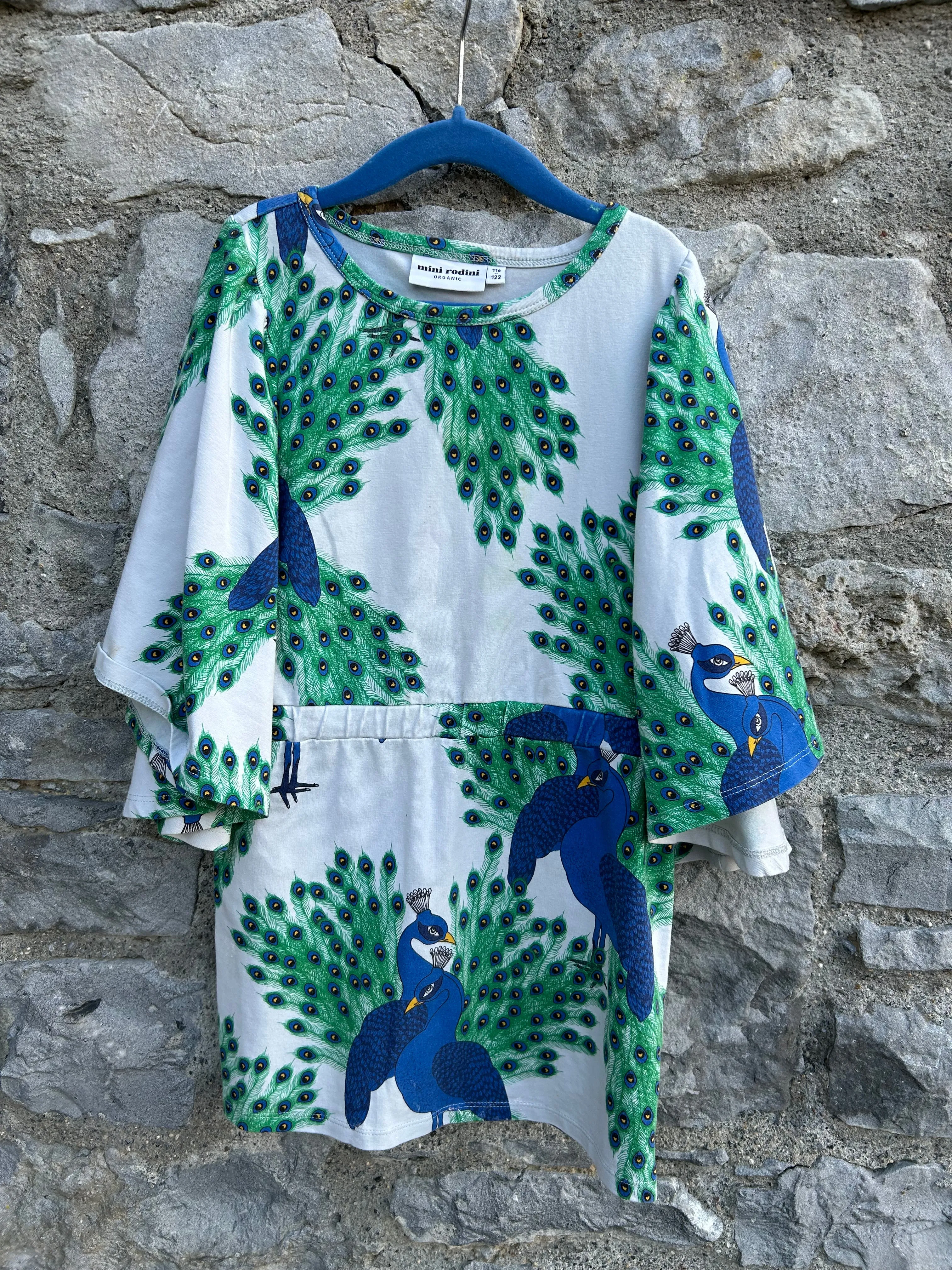 MR peacock dress  6-7y (116-122cm)