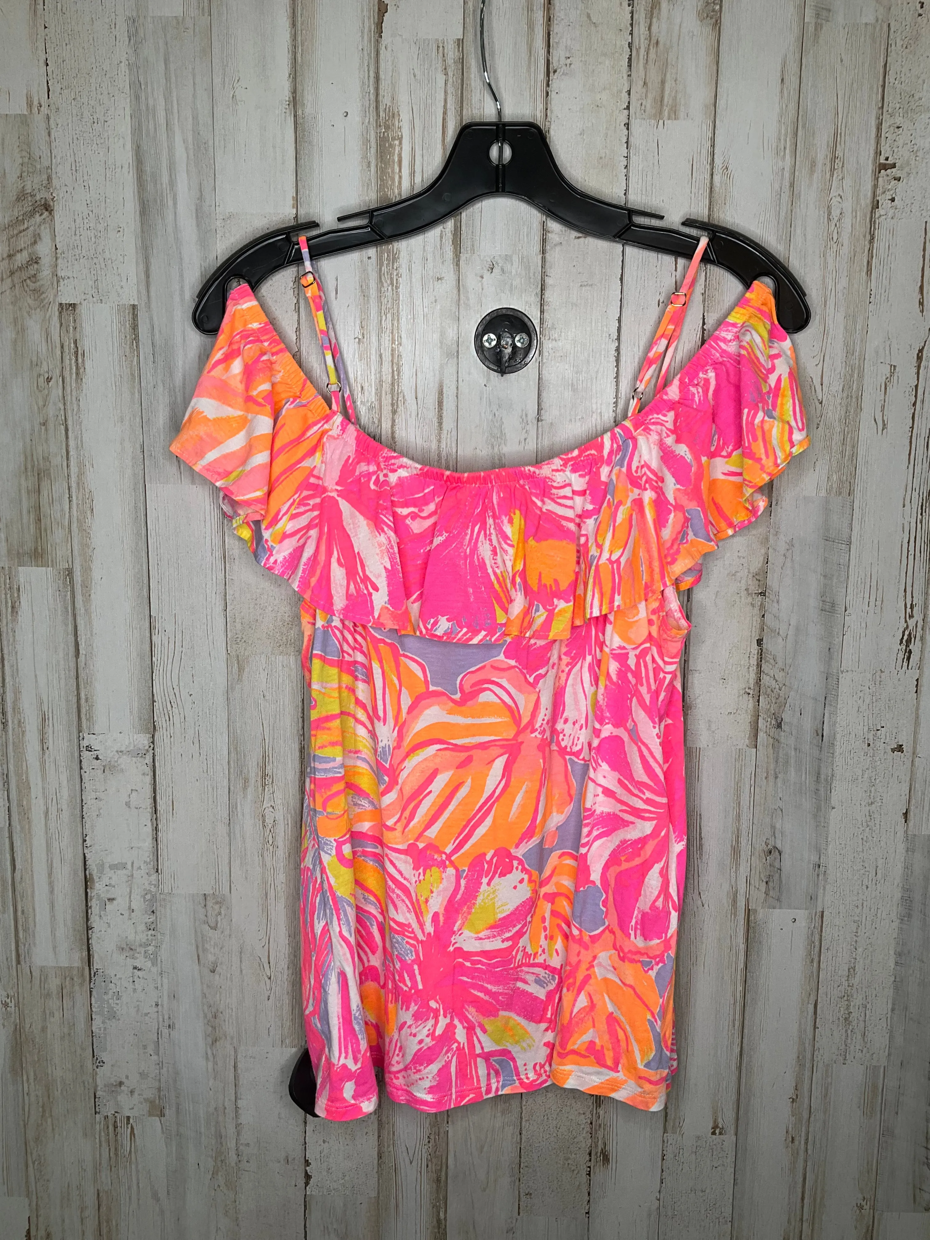 Multi-colored Top Short Sleeve Lilly Pulitzer, Size M